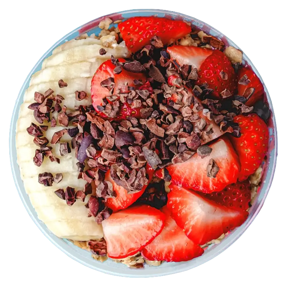 The Surfs Up Bowl from Buoy Bowls with açaí base
