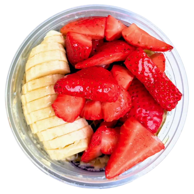 Oatmeal Bowl Number 4 - Oatmeal, Bananas, Strawberries, & Organic Honey