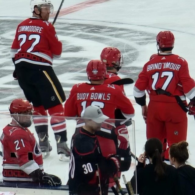 Buoy Bowls in a Canes Uniform